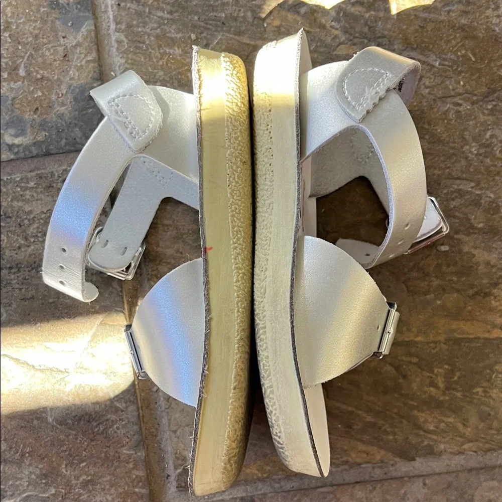 Salt Water Sandals by Hoy Kids Metallic Sandals - Picture 6 of 8